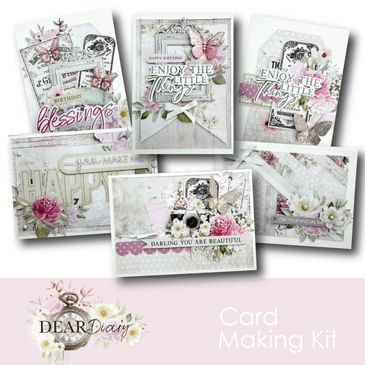 Uniquely Creative - Dear Diary Card Making Kit - The Crafty Kiwi
