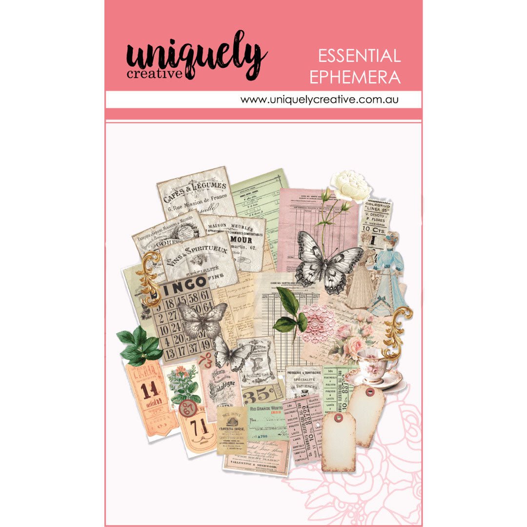 Uniquely Creative - Dear Diary Timeless Ephemera - The Crafty Kiwi