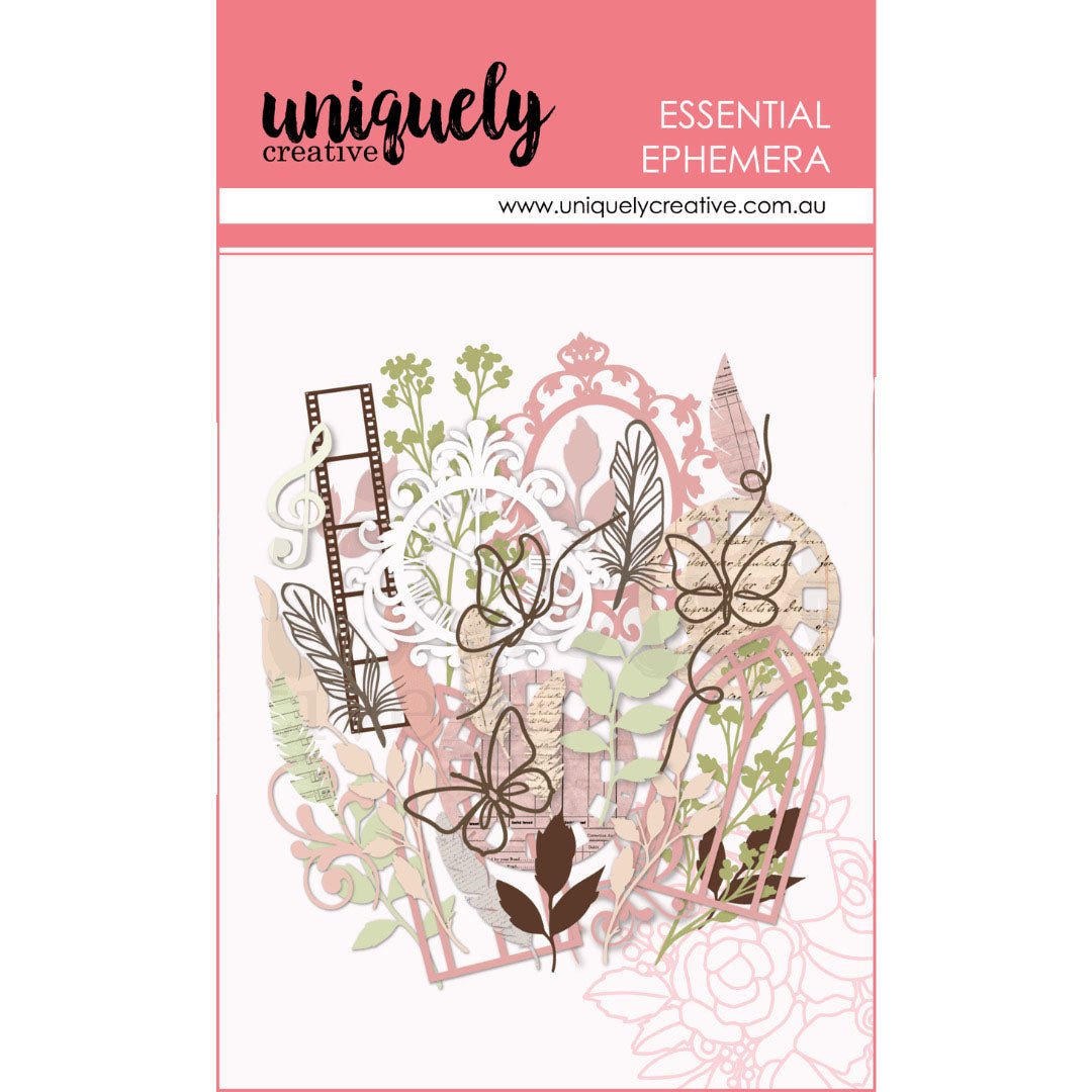 Uniquely Creative - Dear Diary Vintage Layering Ephemera - The Crafty Kiwi