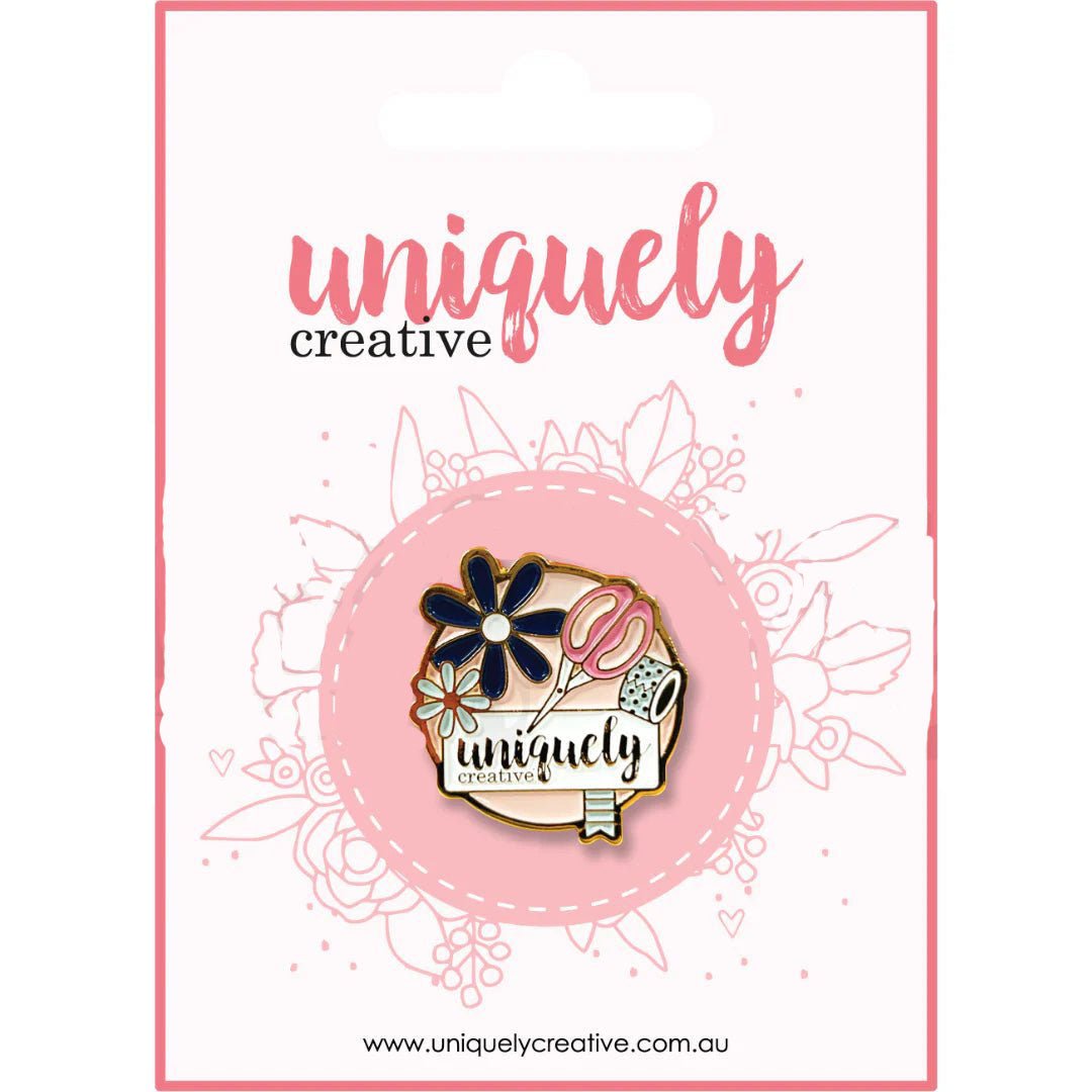Uniquely Creative - Enamel Pin 2025 - The Crafty Kiwi