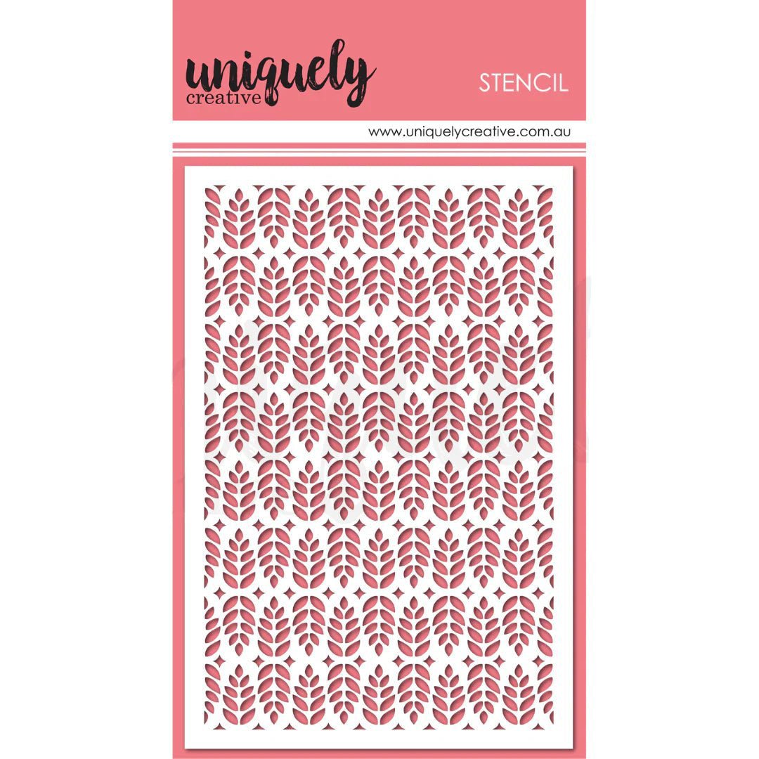Uniquely Creative - Festive Tidings Stencil - The Crafty Kiwi