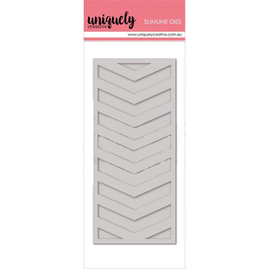 Uniquely Creative - Field Notes - Chevron Border Die - The Crafty Kiwi