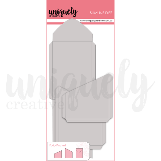 Uniquely Creative - Folio Pocket Die - The Crafty Kiwi