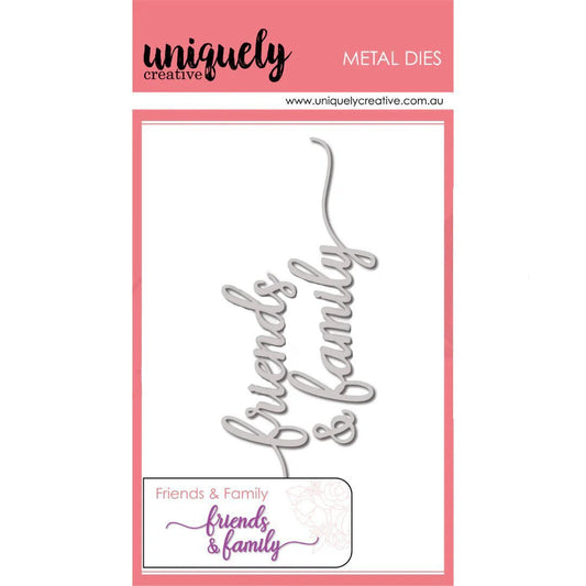 Uniquely Creative - "Friends & Family" Die Set - The Crafty Kiwi