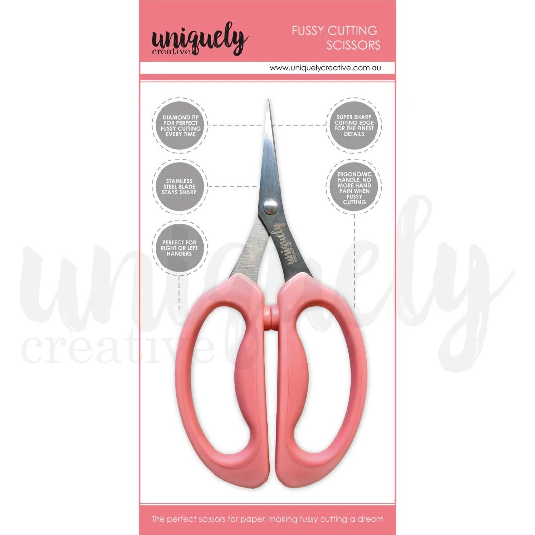 Uniquely Creative - Fussy Cutting Scissors with Protective Cap Bundle - The Crafty Kiwi