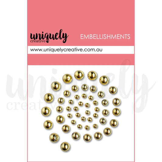 Uniquely Creative - Gold Pearls - The Crafty Kiwi