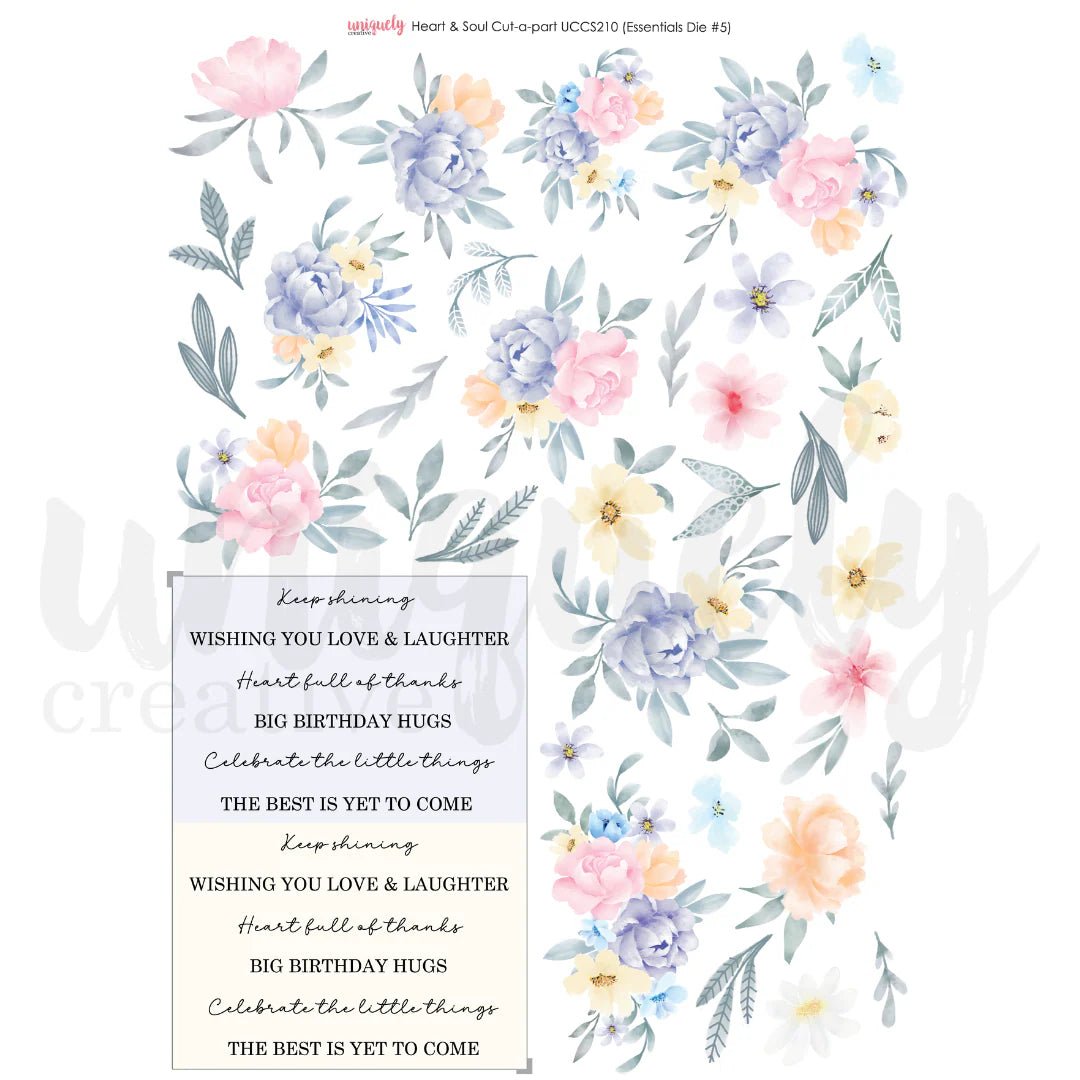 Uniquely Creative - Heart & Soul - 12x12 Bundle Kit - The Crafty Kiwi