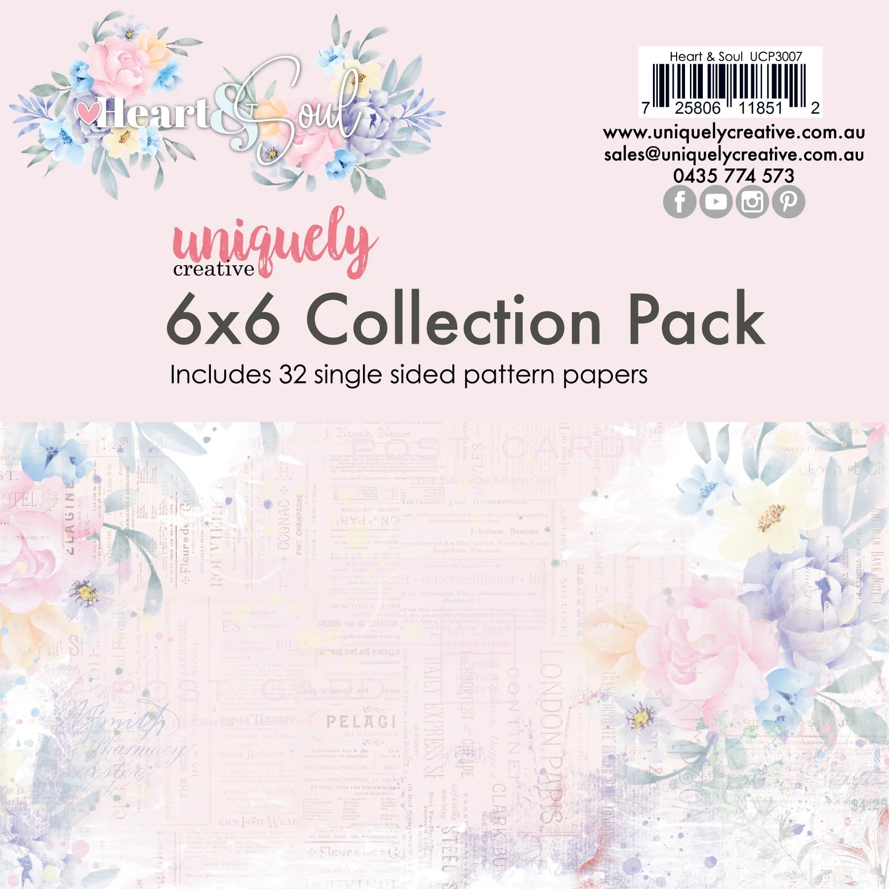 Uniquely Creative - Heart & Soul - Card Making Bundle Kit - The Crafty Kiwi