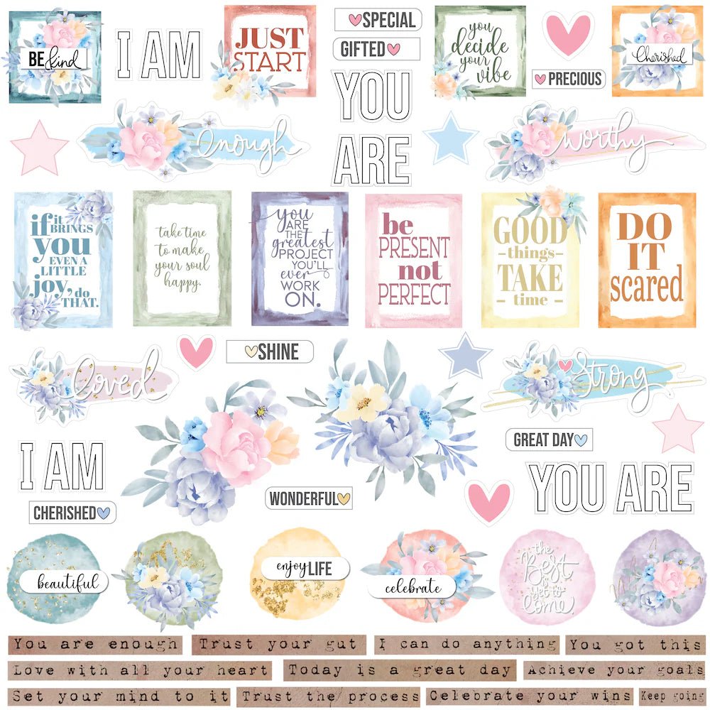 Uniquely Creative - Heart & Soul - Good Advice 12x12 Paper (1/sheet) - The Crafty Kiwi