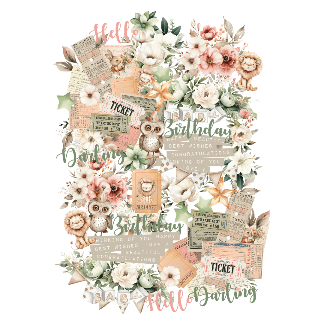 Uniquely Creative - Hello Darling 12x12 Bundle Kit - The Crafty Kiwi