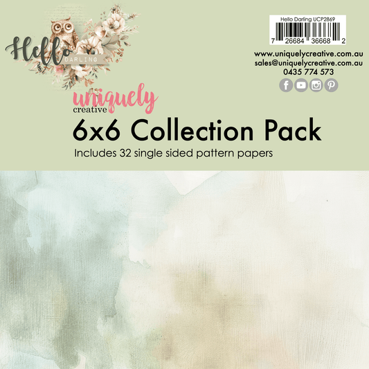 Uniquely Creative - Hello Darling Card Making Kit - The Crafty Kiwi