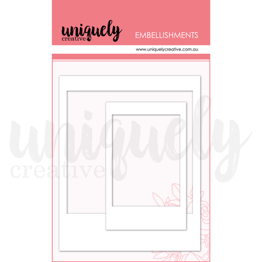 Uniquely Creative - Hello Darling - Essential Ephemera - Polaroid Frames - The Crafty Kiwi