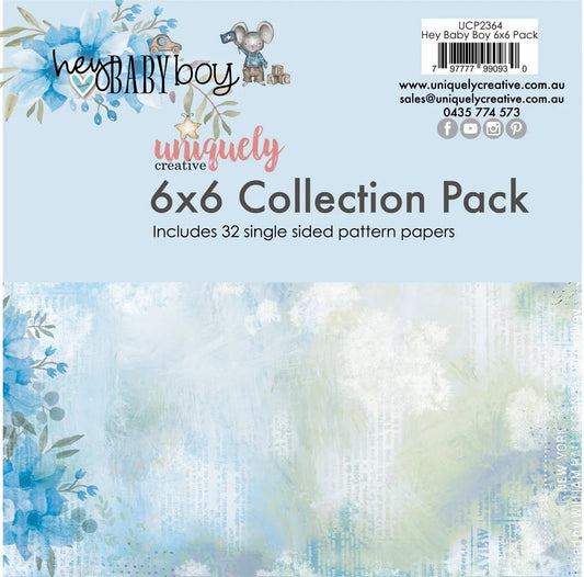 Uniquely Creative - Hey Baby Boy - bundle - The Crafty Kiwi