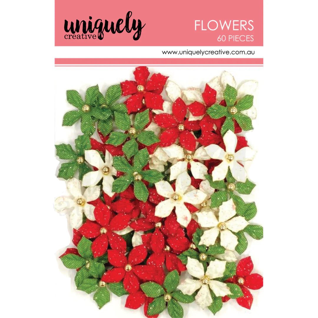 Uniquely Creative - Home for Christmas Flowers - The Crafty Kiwi
