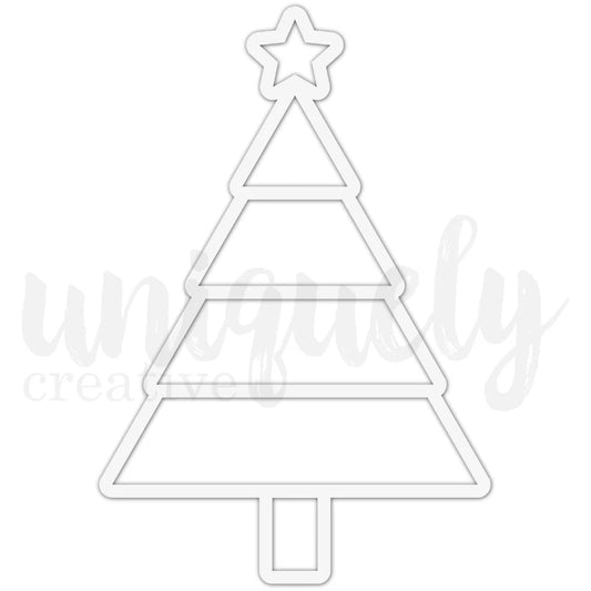 Uniquely Creative - Home for Christmas - Tree Overlay - The Crafty Kiwi