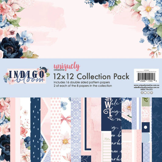 Uniquely Creative - Indigo Bloom Bundle Kit - The Crafty Kiwi