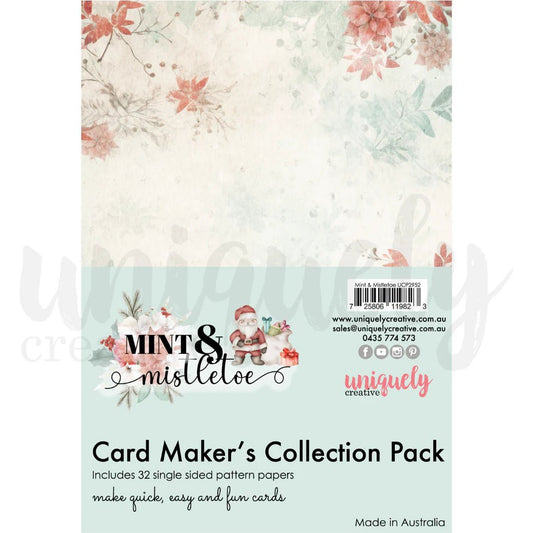 Uniquely Creative - Mint and Mistletoe Card Maker's Bundle Kit - The Crafty Kiwi