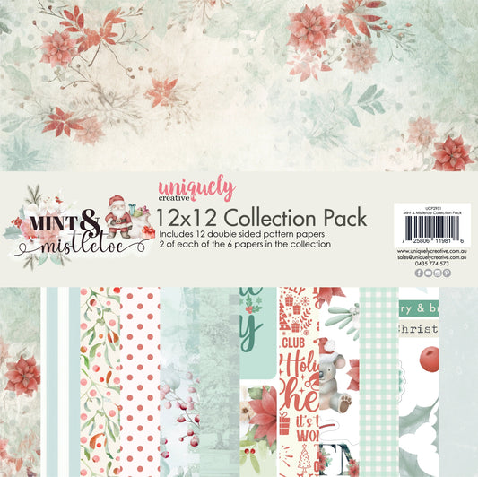 Uniquely Creative - Mint & Mistletoe Bundle Kit - The Crafty Kiwi