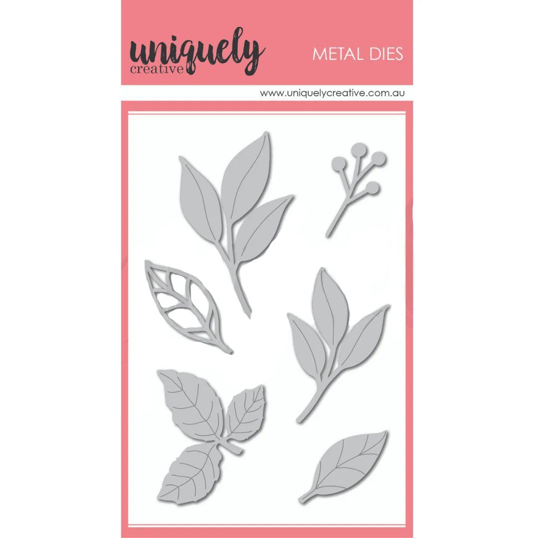 Uniquely Creative - Mixed Leaves Die - The Crafty Kiwi