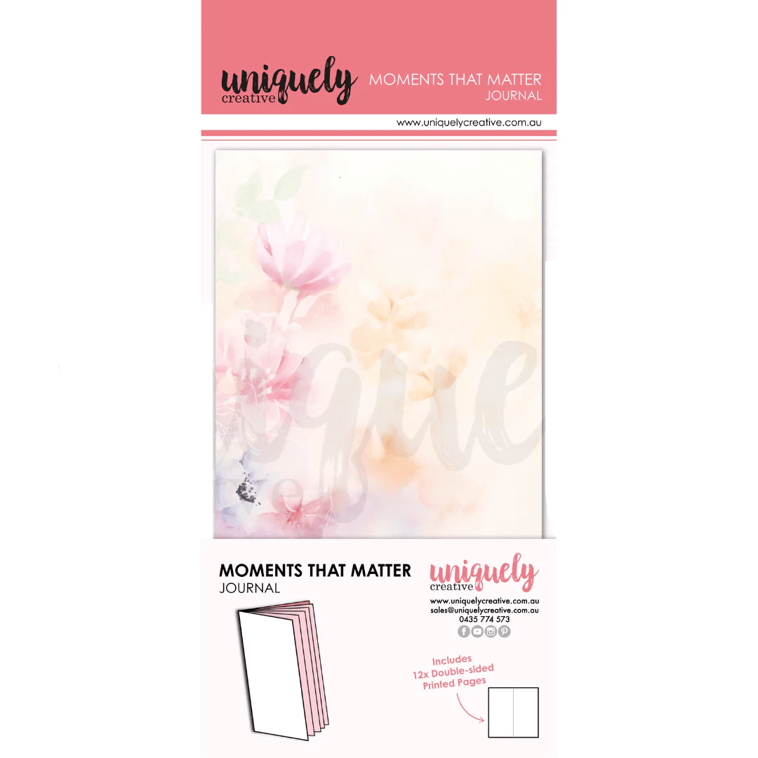 Uniquely Creative - Moments That Matter - Art Journal Bundle - The Crafty Kiwi