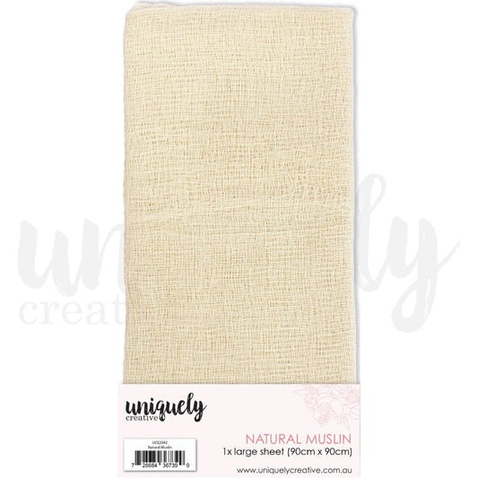 Uniquely Creative - Muslin - natural - The Crafty Kiwi