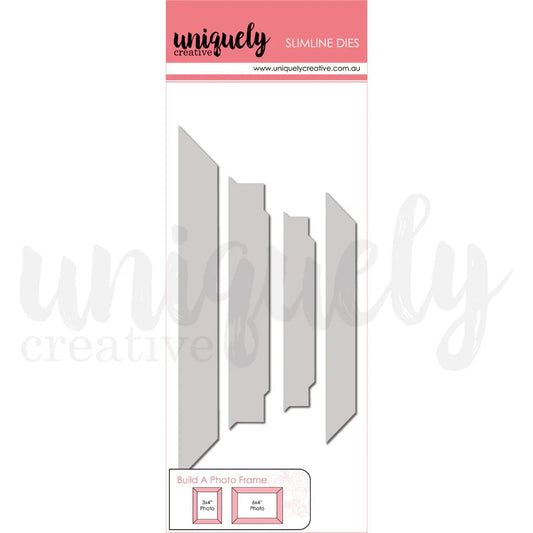Uniquely Creative - Patchwork Roses - Build A Photo Frame Die Set - The Crafty Kiwi
