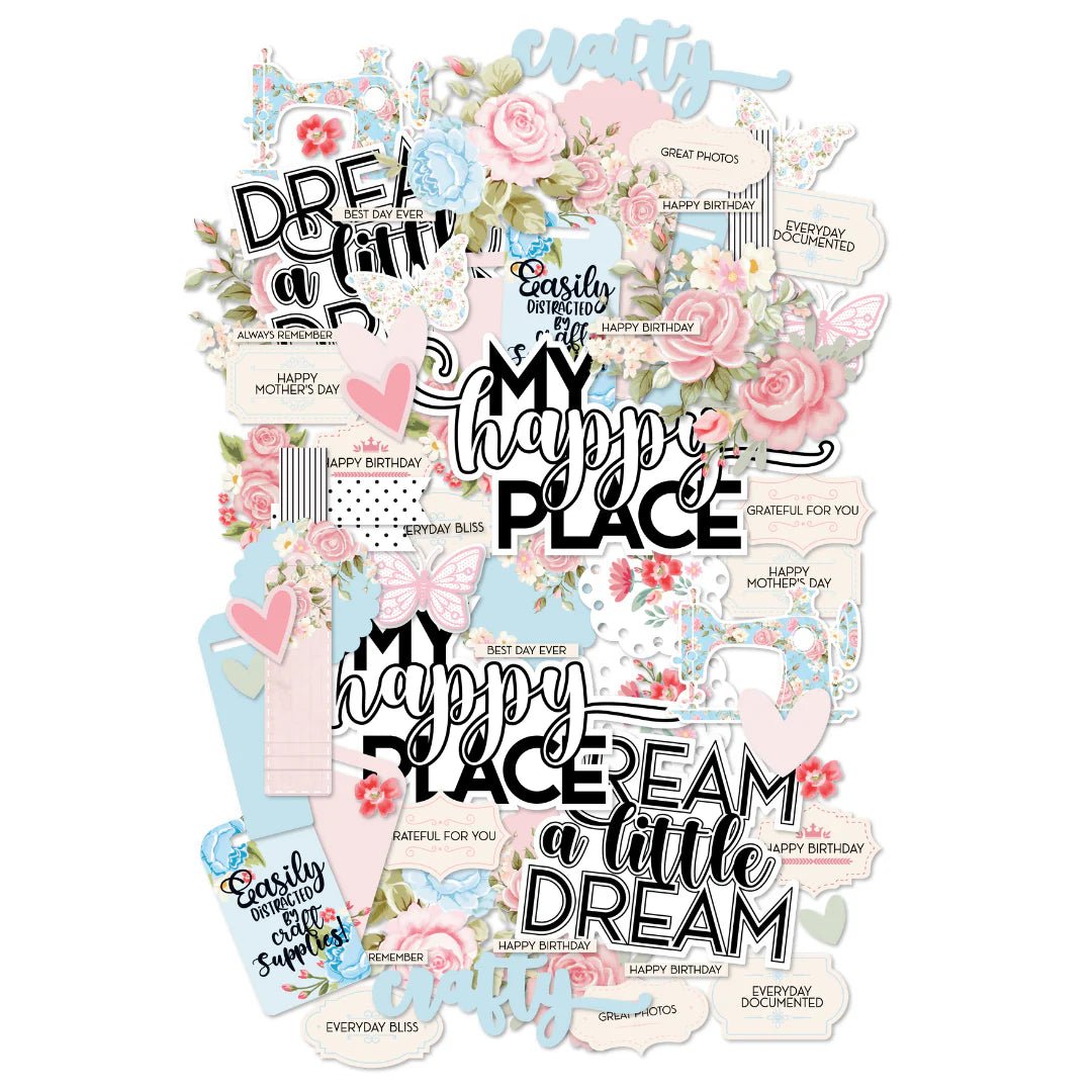 Uniquely Creative - Patchwork Roses Bundle Kit (7 products) - The Crafty Kiwi