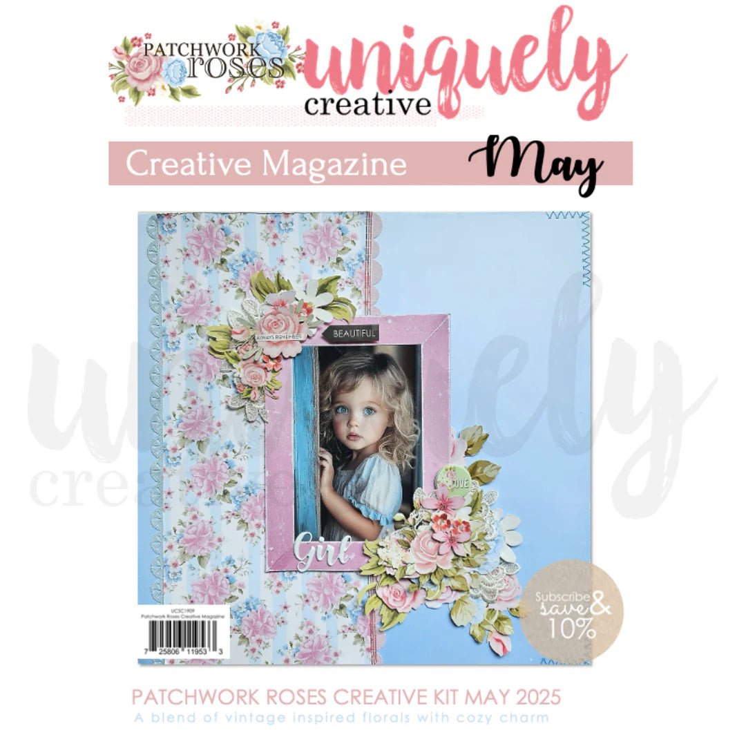 Uniquely Creative - Patchwork Roses Bundle Kit (7 products) - The Crafty Kiwi