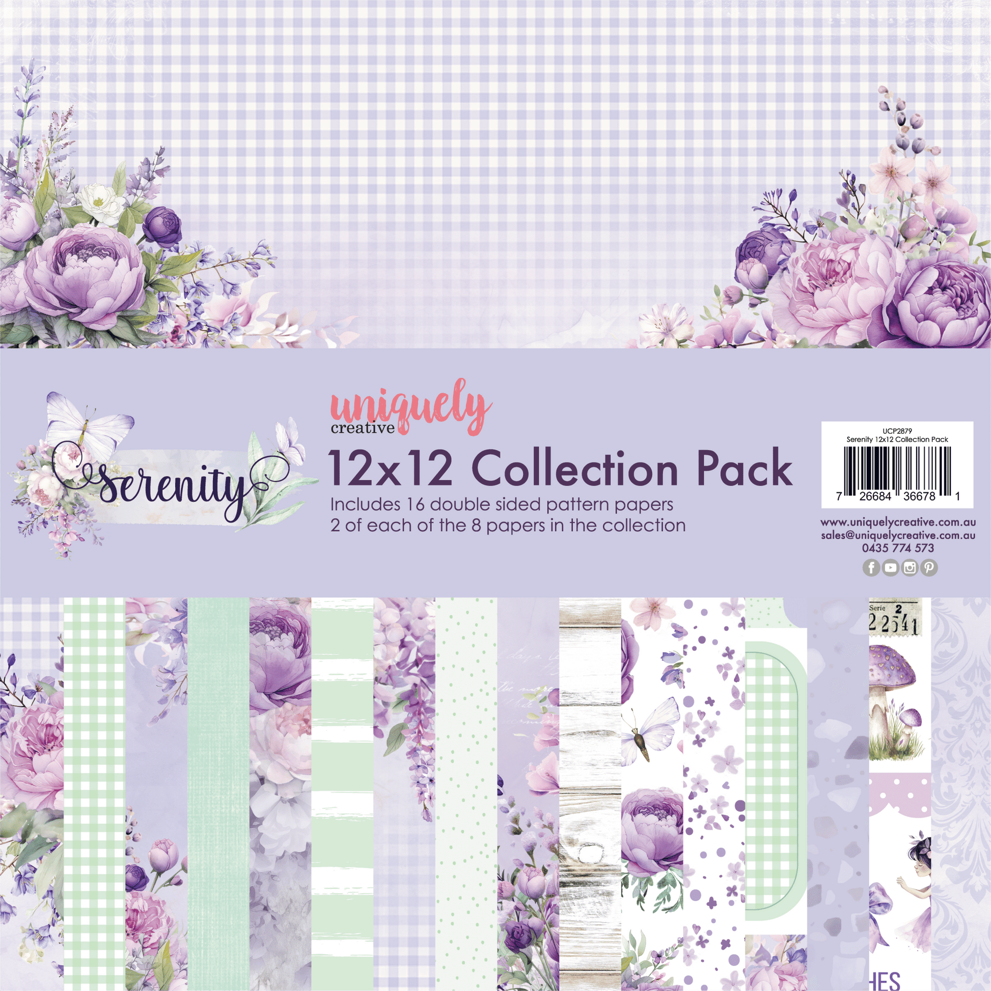 Uniquely Creative - Serenity Bundle Kit (6 products) - The Crafty Kiwi