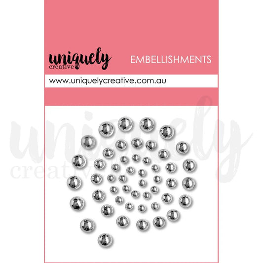 Uniquely Creative - Silver Pearls - The Crafty Kiwi