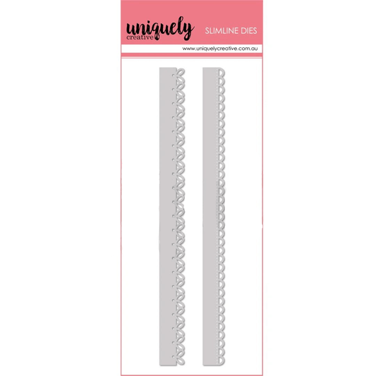 Uniquely Creative - Slim Lacy Edge Die - The Crafty Kiwi