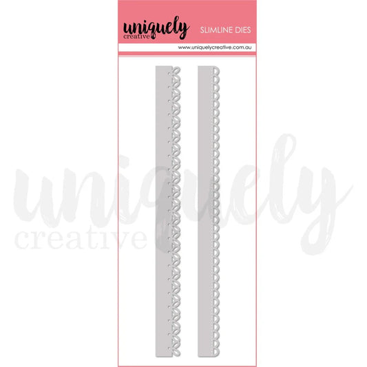 Uniquely Creative - Slim Lacy Edge Die - The Crafty Kiwi
