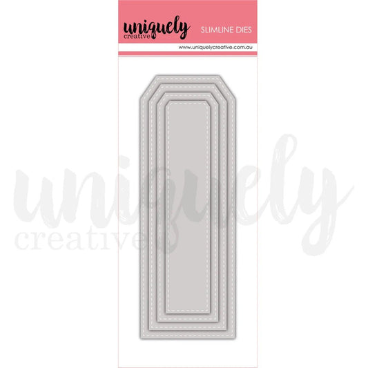 Uniquely Creative - Slim Stitched Nesting Tag Die - The Crafty Kiwi