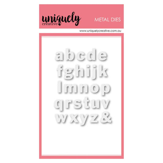 Uniquely Creative - Small Lowercase Alpha die - The Crafty Kiwi