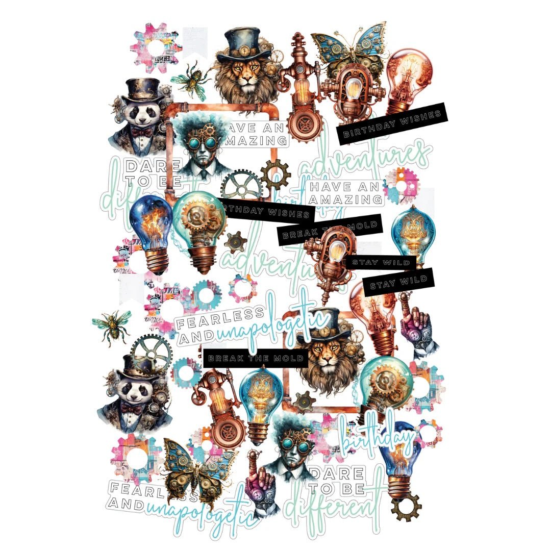 Uniquely Creative - Steampunk Graffiti Bulk Pack - The Crafty Kiwi