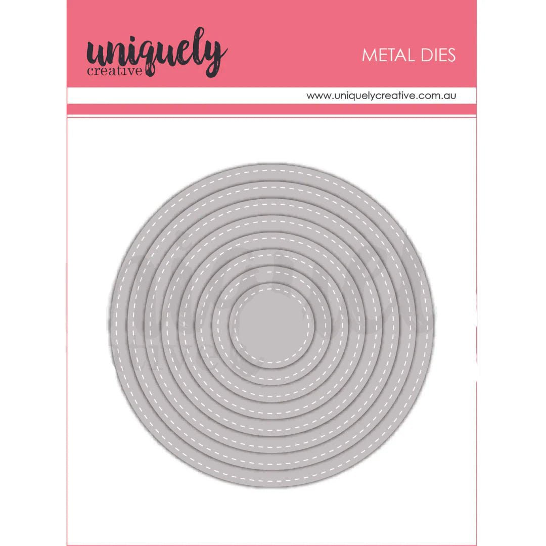 Uniquely Creative - Stitched Nesting Circle Die - The Crafty Kiwi