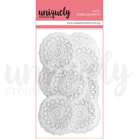 Uniquely Creative - Whimsical Lace Pieces - The Crafty Kiwi