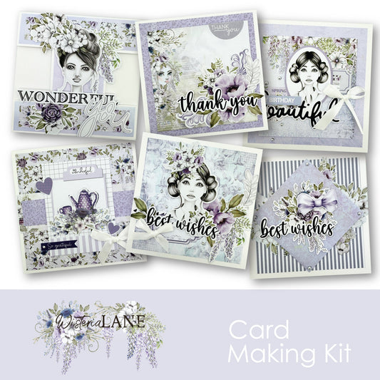 Uniquely Creative - Wisteria Lane - Card Making Kit - The Crafty Kiwi