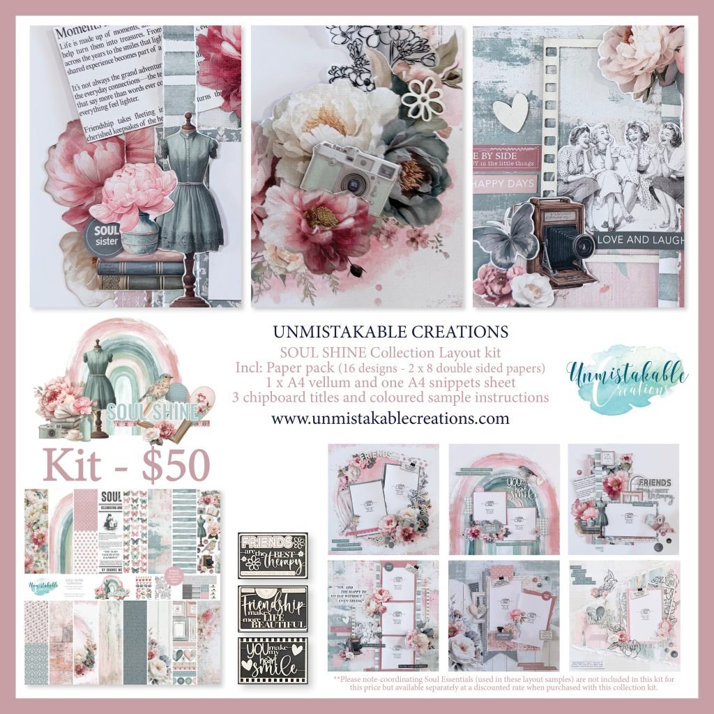 Unmistakable Creations - By Melissa Kennedy - SOUL SHINE Bundle Kit - The Crafty Kiwi