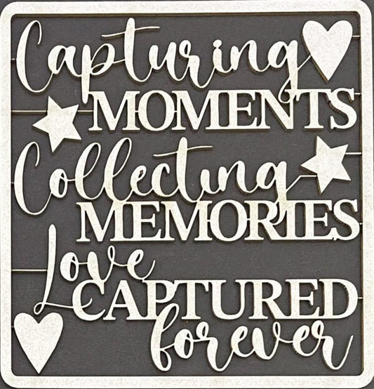 Unmistakable Creations - Capturing Moments Chipboard - The Crafty Kiwi