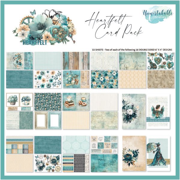 Unmistakable Creations - Heartfelt Card Making Kit - The Crafty Kiwi