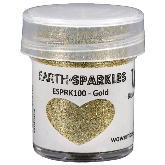 Wow - Embossing Powder - Gold Sparkle - The Crafty Kiwi