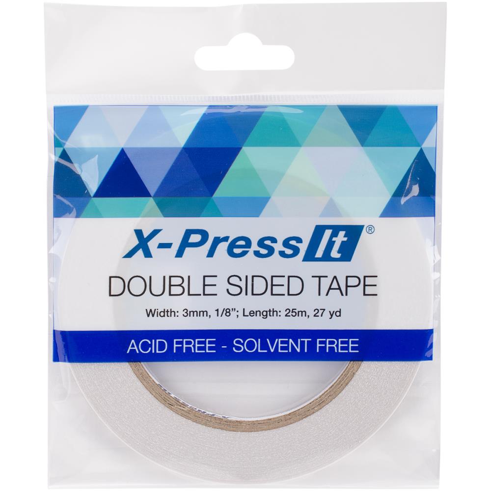 X - Press It - Double Sided Tape - 1/8" - The Crafty Kiwi