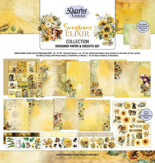 3Quarter Designs - Sunflower Elixir - The Crafty Kiwi