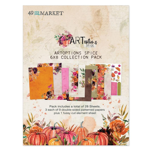 49 and Market - ARTOPTIONS SPICE - 6x8 Collection Pack - The Crafty Kiwi