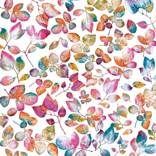 49 and Market - ARTOPTIONS SPICE - Laser Cut-Outs - Mixed Media Leaves - The Crafty Kiwi