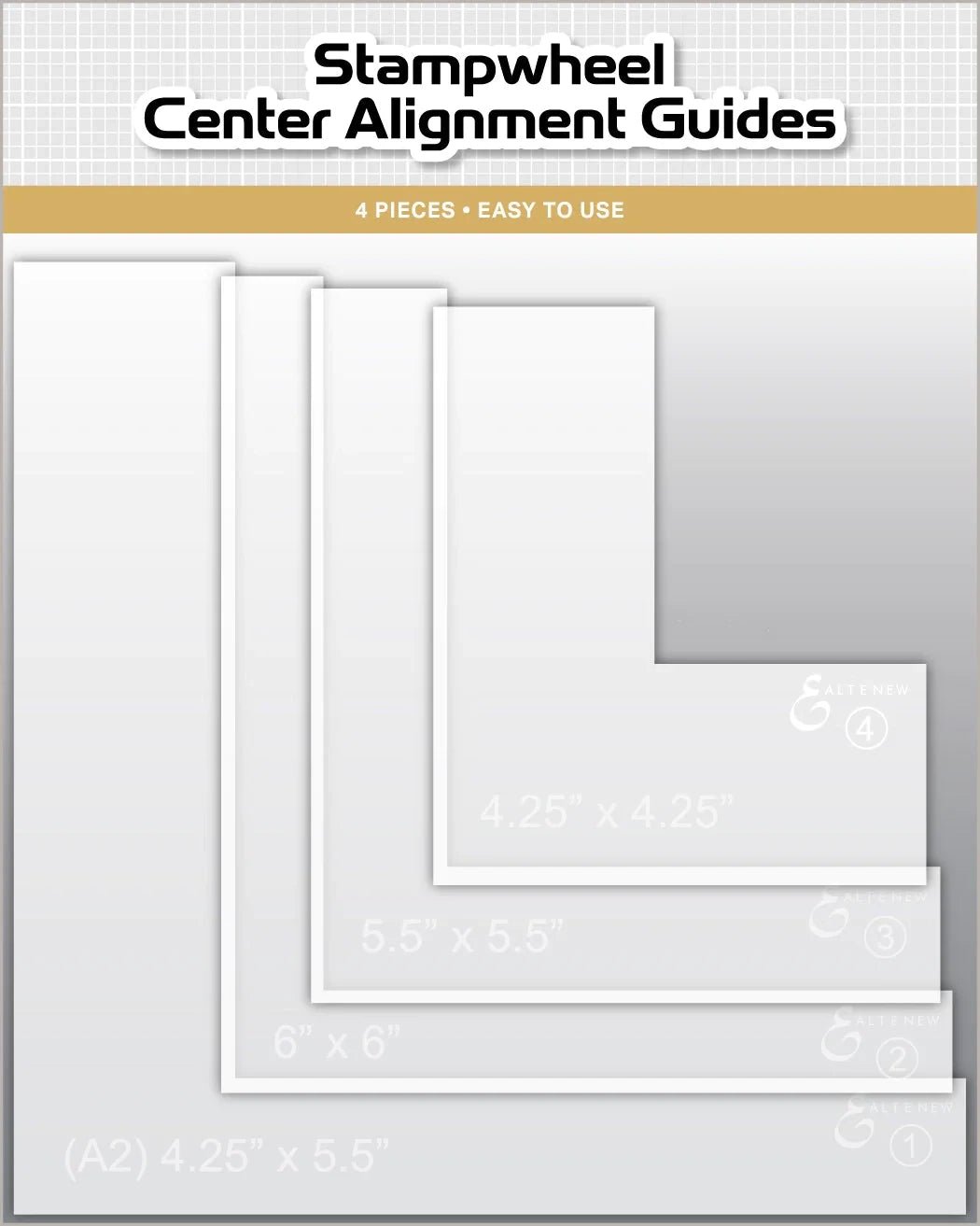 Altenew - Stampwheel - Center Alignment Guides - The Crafty Kiwi