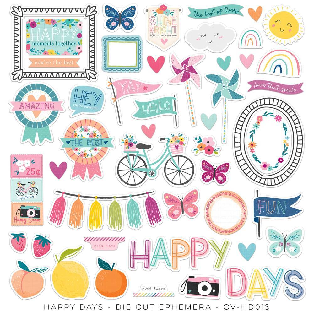 Cocoa Vanilla - Happy Days Bundle Kit - The Crafty Kiwi