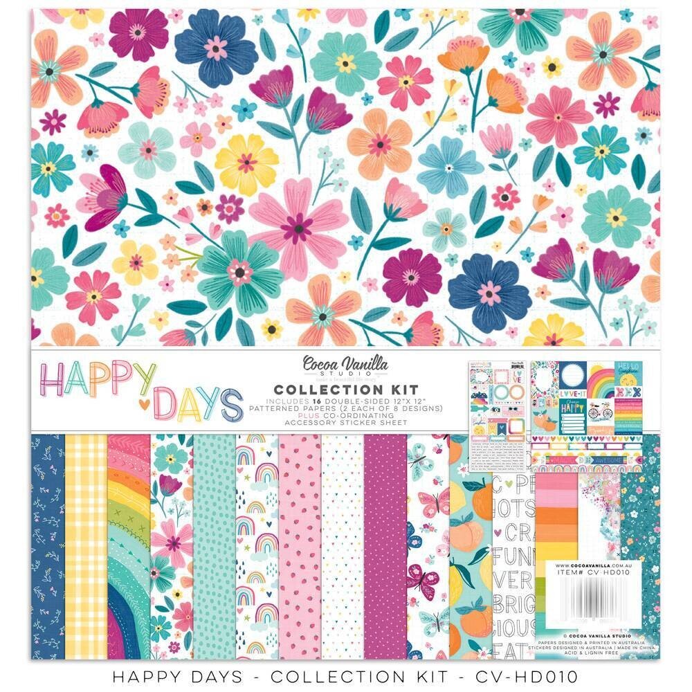 Cocoa Vanilla - Happy Days Bundle Kit - The Crafty Kiwi