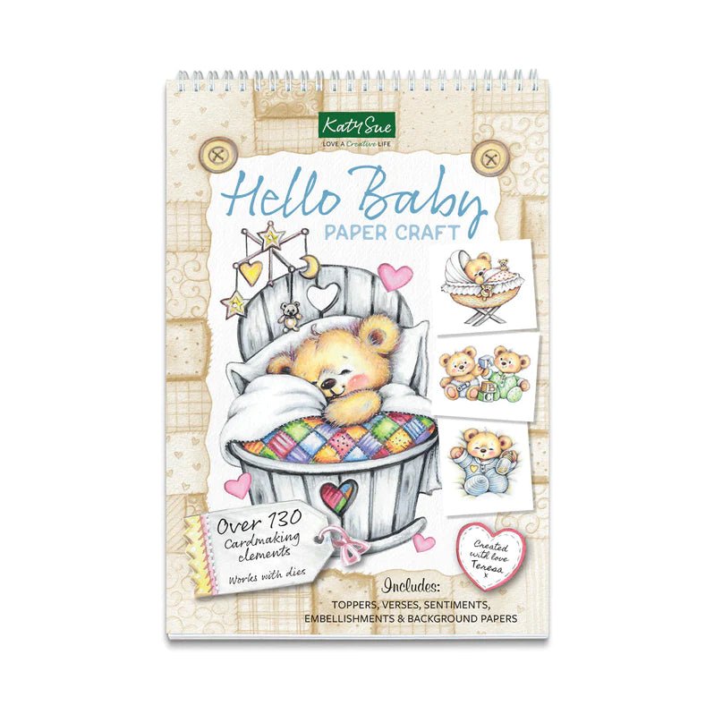 Katy Sue - Hello Baby Paper Craft Pad - The Crafty Kiwi